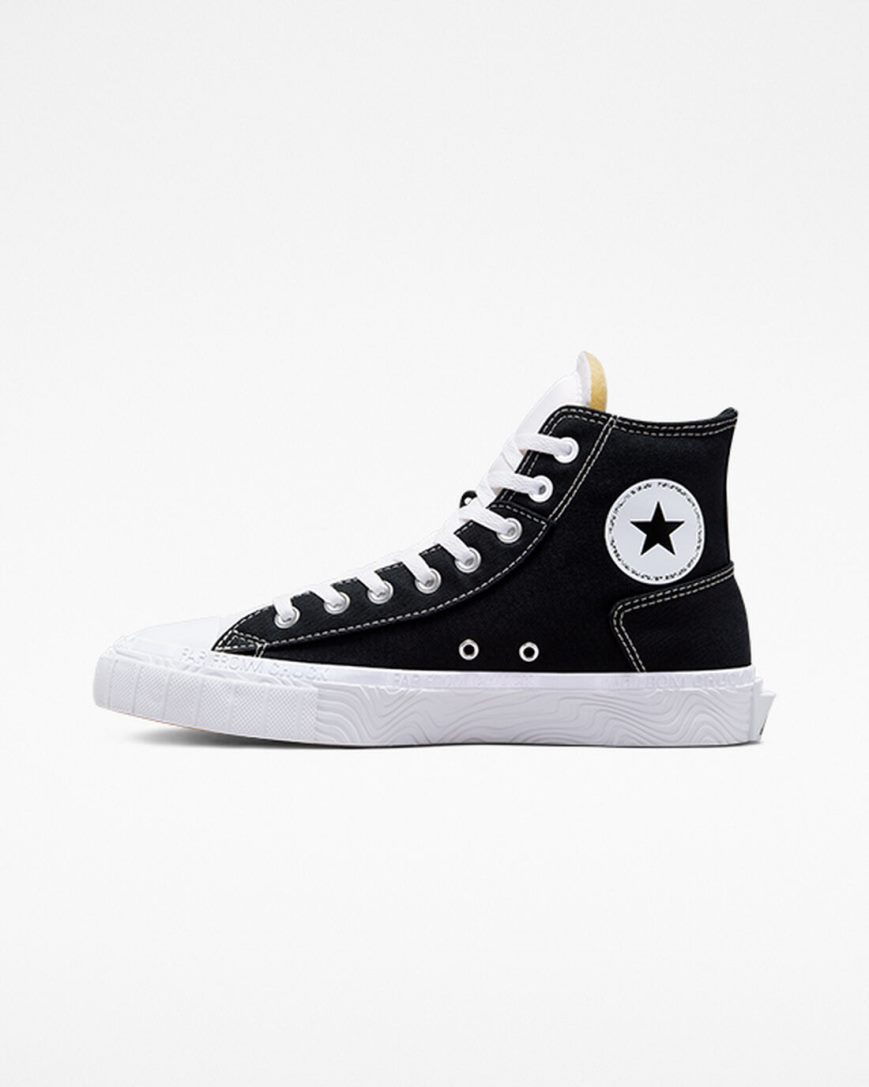 Women's Converse Chuck Taylor Alt Star Canvas High Top Shoes Black / White | AU 109C6K